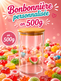 Bonbonnière personnalisée 500g