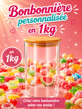 Bonbonnière personnalisée 1kg !