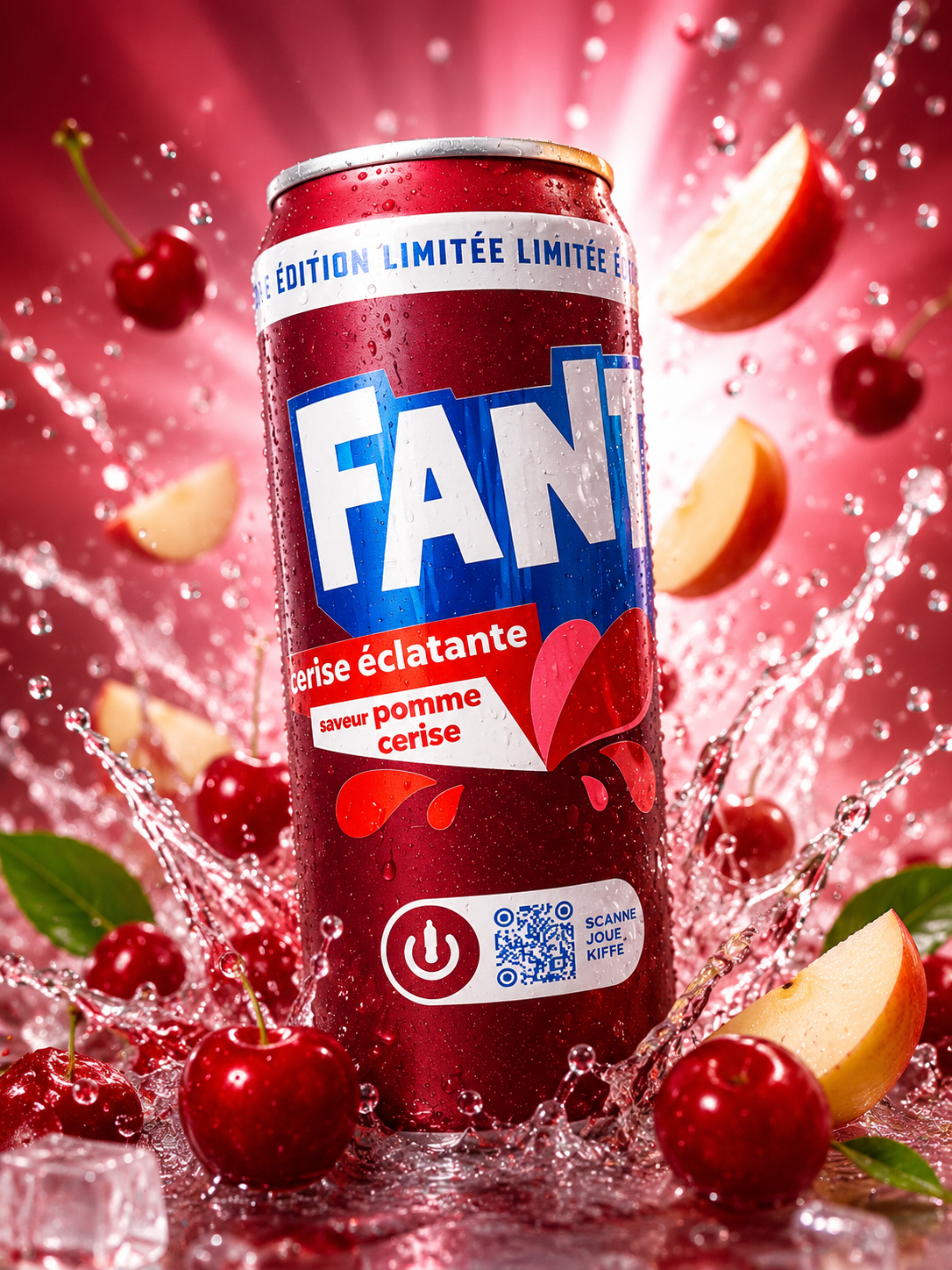 Fanta pomme cerise